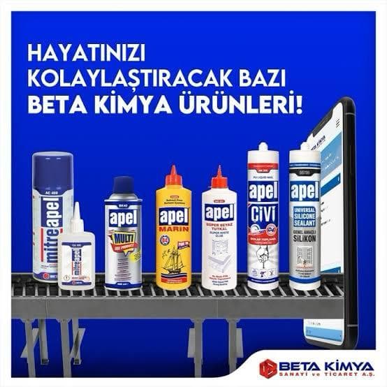 Beta Kimya marka logosu - Enginbağ Mobilya Aksesuarları